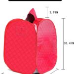 NATUREACT Personal Home Steam Sauna Tent, 2L Steamer with Remote Control and 9 Files Temperature Adjustment,