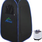 TOREAD Full Body Sauna 300D Canvas, Foldable Steam Saunas Tent with 2.6L & 1000W Steam Generator Remote Control