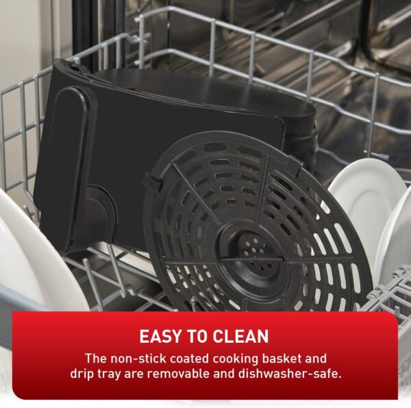 TEFAL Easy Fry Compact Duo Precision 1.6 Liter Air Fryer, Black Special Feature - Image 5